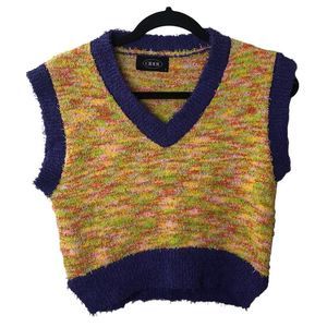Cider Vintage Retro Pullover Sweater Vest Sz S